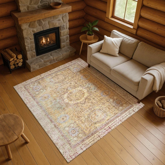 Addison Mayfield Gold AMF1740 5ft. x 7ft. 6in. Rect. Rug