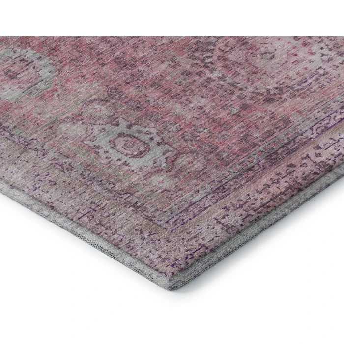 Addison Mayfield Pink AMF1740 - 8ft. Round Rug