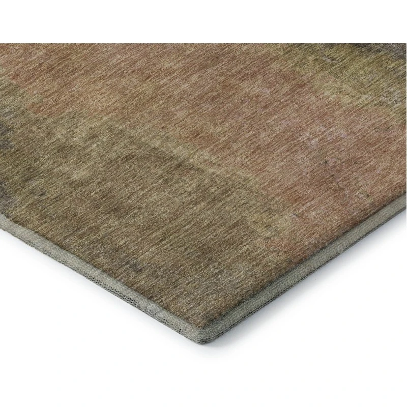 Addison Mayfield Brown AMF1742 - 8ft. Round Rug