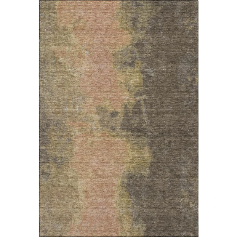 Addison Mayfield Brown AMF1742 - 8ft. Round Rug