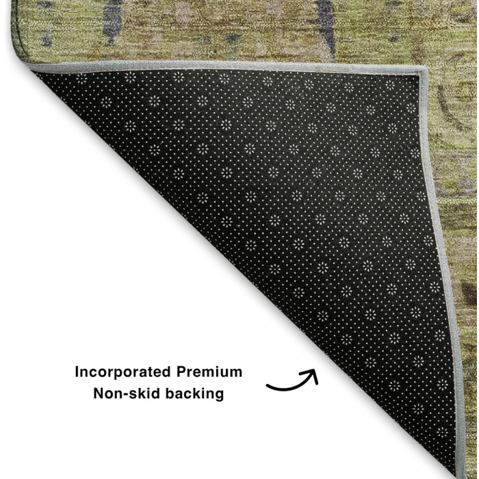 Addison Mayfield Green AMF1743 - 8ft. Round Rug