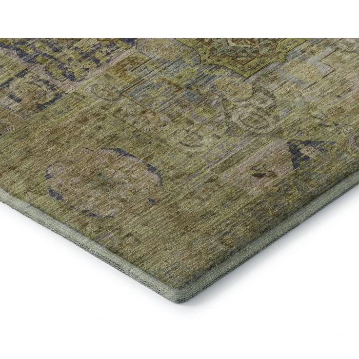 Addison Mayfield Green AMF1743 - 8ft. Round Rug