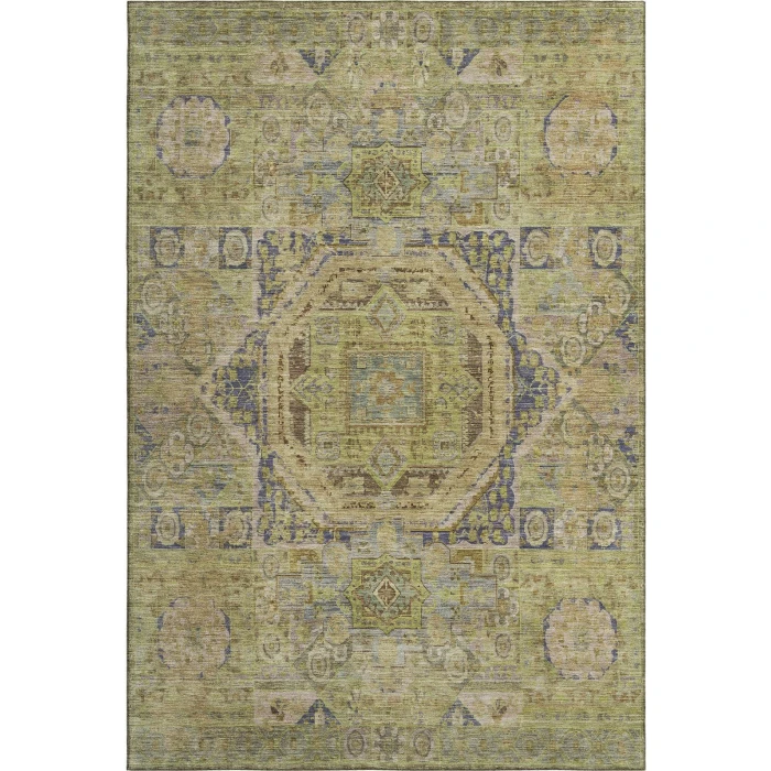 Addison Mayfield Green AMF1743 - 8ft. Round Rug