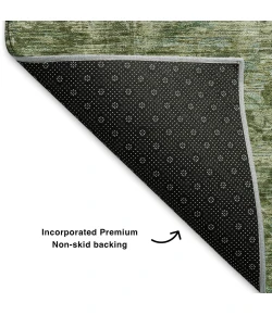 Addison Mayfield Green AMF1744 - 8ft. Round Rug