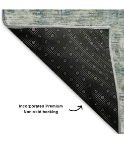 Addison Mayfield Teal AMF1744 5ft. x 7ft. 6in. Rect. Rug