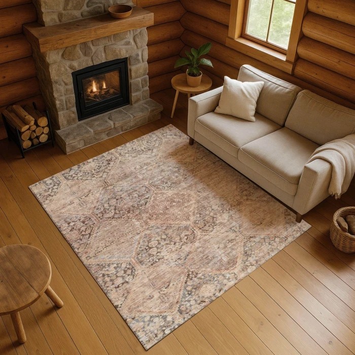 Addison Mayfield Orange AMF1745 5ft. x 7ft. 6in. Rect. Rug