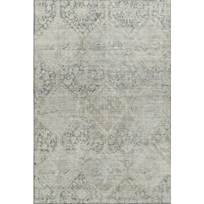 Addison Mayfield Gray AMF1745 - 8ft. Round Rug