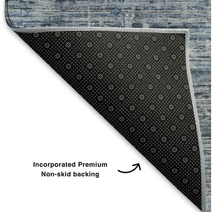Addison Mayfield Blue AMF1746 - 8ft. Round Rug