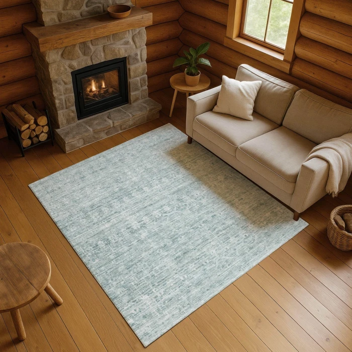 Addison Mayfield Teal AMF1746 9ft. x 12ft. Rect. Rug