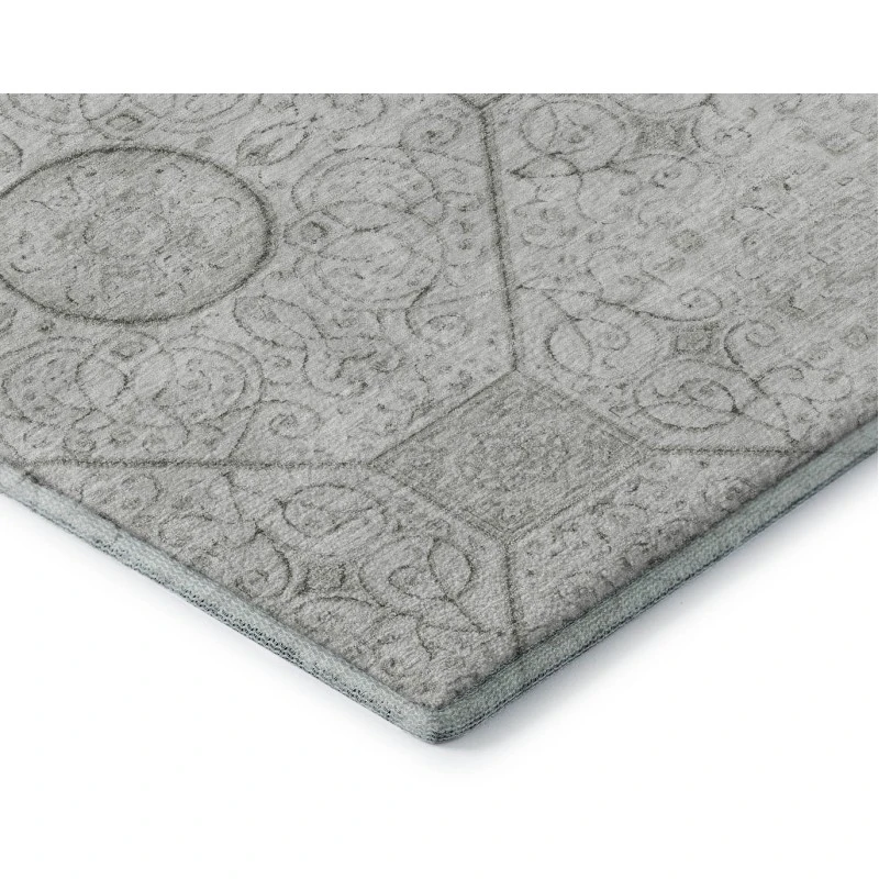 Addison Mayfield Gray AMF1748 - 8ft. Round Rug