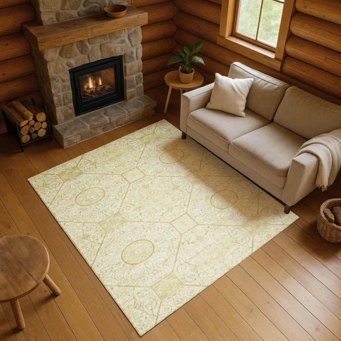 Addison Mayfield Gold AMF1748 8ft. x 10ft. Rect. Rug