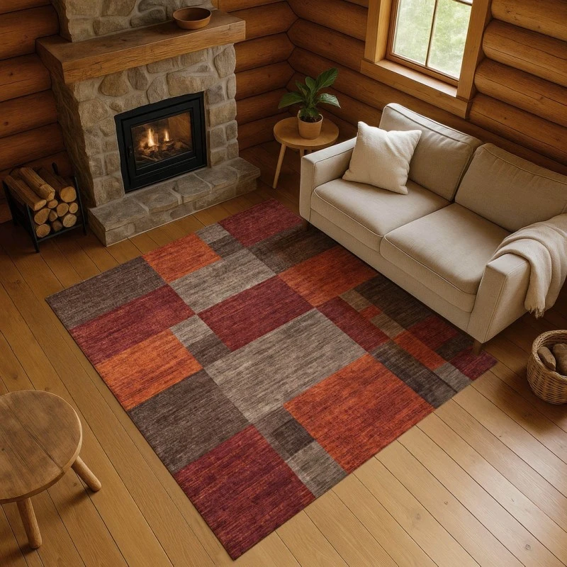 Addison Mayfield Brown AMF1749 5ft. x 7ft. 6in. Rect. Rug