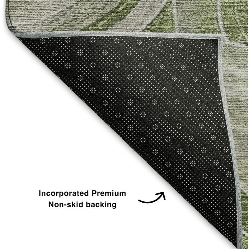Addison Mayfield Green AMF1750 - 8ft. Round Rug