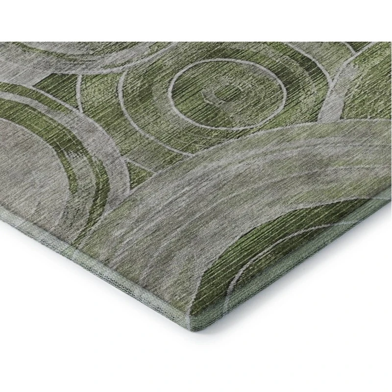 Addison Mayfield Green AMF1750 - 8ft. Round Rug