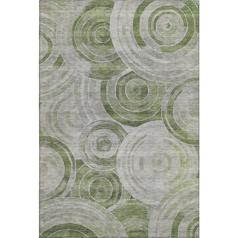 Addison Mayfield Green AMF1750 - 8ft. Round Rug