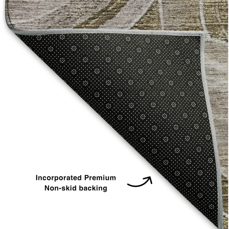 Addison Mayfield Brown AMF1750 - 8ft. Round Rug