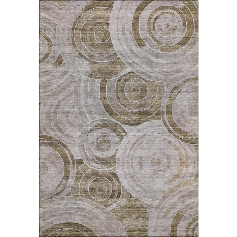Addison Mayfield Brown AMF1750 - 8ft. Round Rug