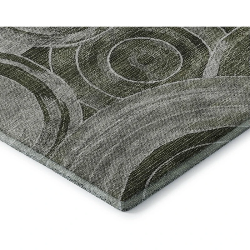 Addison Mayfield Brown AMF1750 - 8ft. Round Rug