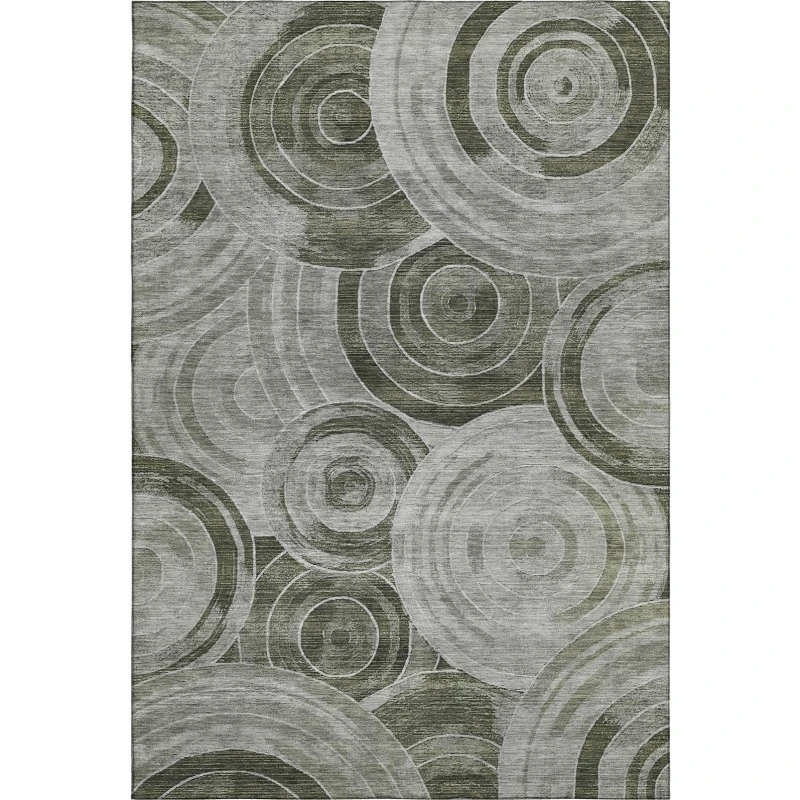 Addison Mayfield Brown AMF1750 - 8ft. Round Rug