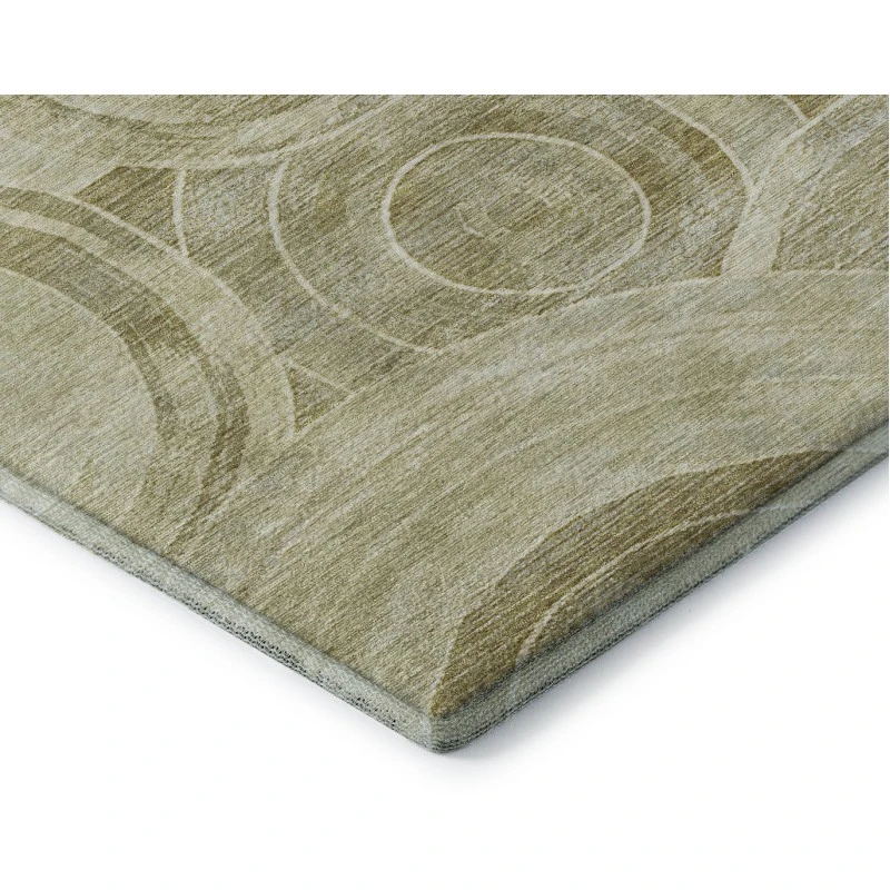 Addison Mayfield Gold AMF1750 - 8ft. Round Rug