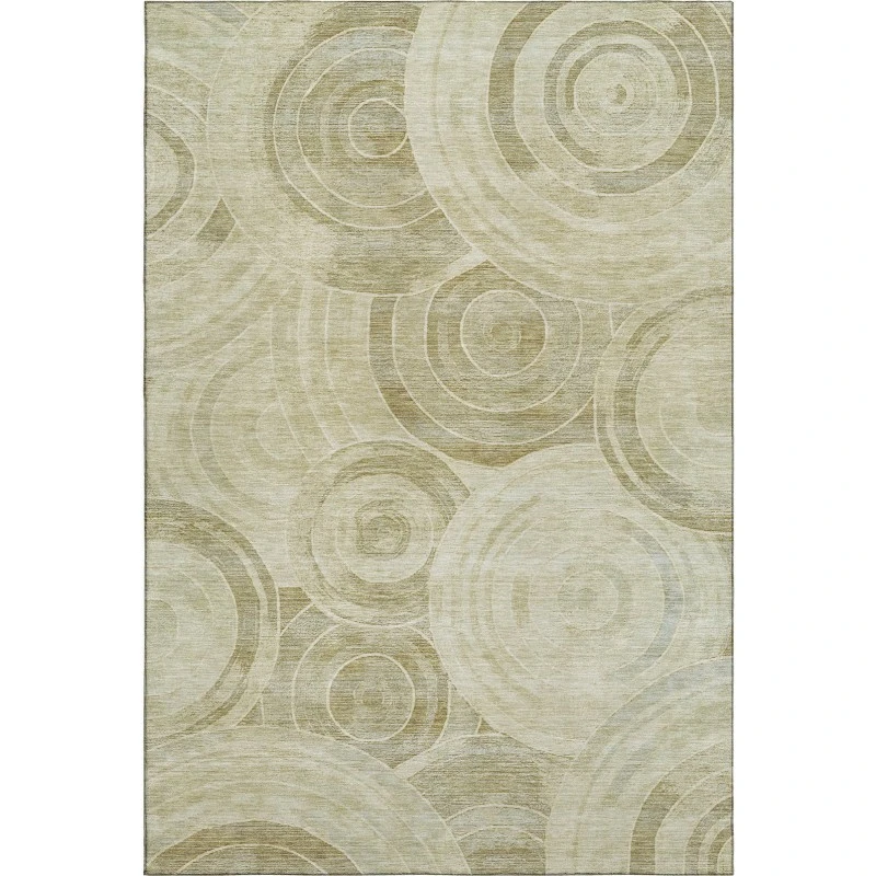 Addison Mayfield Gold AMF1750 - 8ft. Round Rug