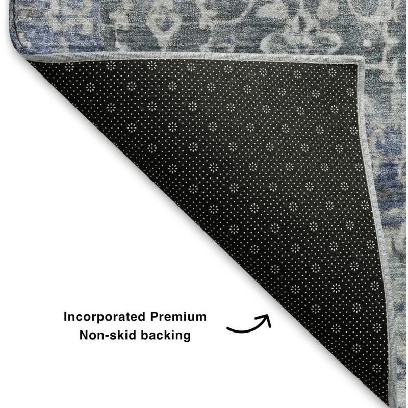 Addison Mayfield Blue AMF1752 - 8ft. Round Rug