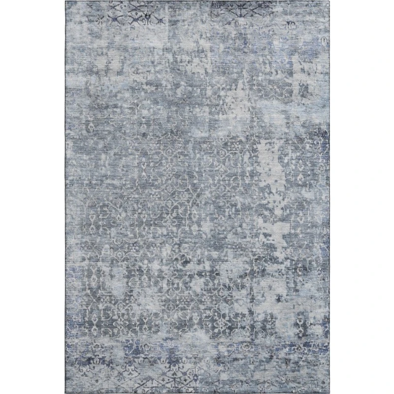 Addison Mayfield Blue AMF1752 - 8ft. Round Rug