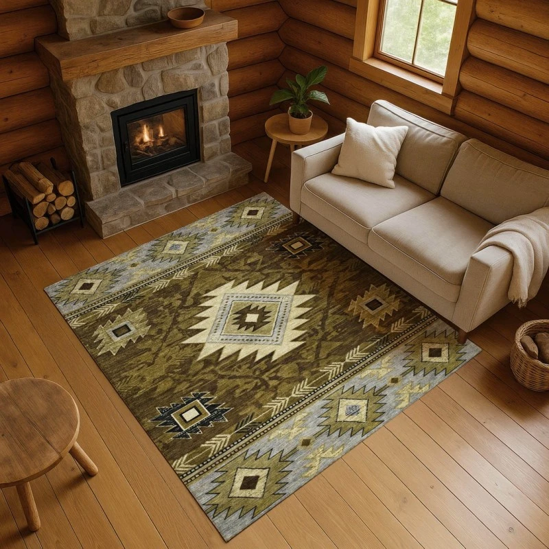 Addison Mayfield Brown AMF1754 2ft. 3in. x 7ft. 6in. Rect. Rug