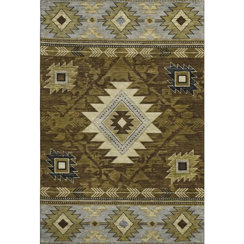 Addison Mayfield Brown AMF1754 2ft. 3in. x 7ft. 6in. Rect. Rug