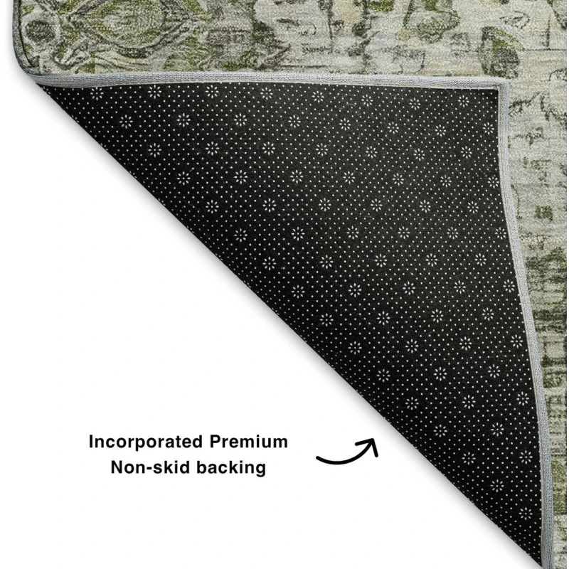 Addison Mayfield Green AMF1755 - 8ft. Round Rug