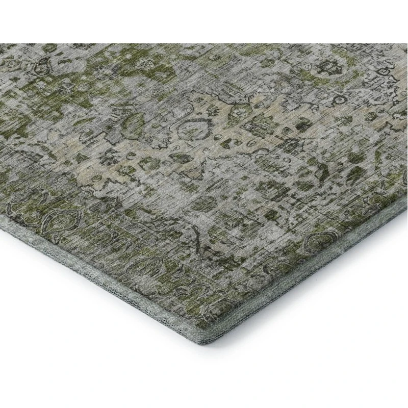 Addison Mayfield Green AMF1755 - 8ft. Round Rug