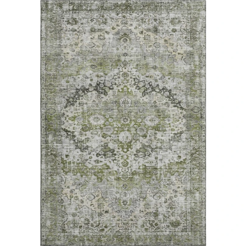 Addison Mayfield Green AMF1755 - 8ft. Round Rug