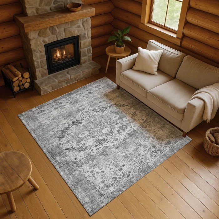 Addison Mayfield Gray AMF1755 5ft. x 7ft. 6in. Rect. Rug