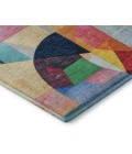 Addison Mayfield Blue AMF1757 - 8ft. Round Rug