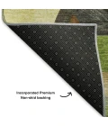 Addison Mayfield Green AMF1757 - 8ft. Round Rug
