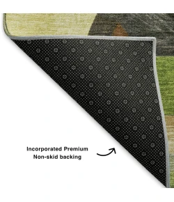 Addison Mayfield Green AMF1757 - 8ft. Round Rug