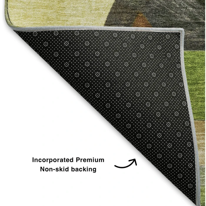 Addison Mayfield Green AMF1757 - 8ft. Round Rug