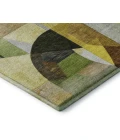 Addison Mayfield Green AMF1757 - 8ft. Round Rug