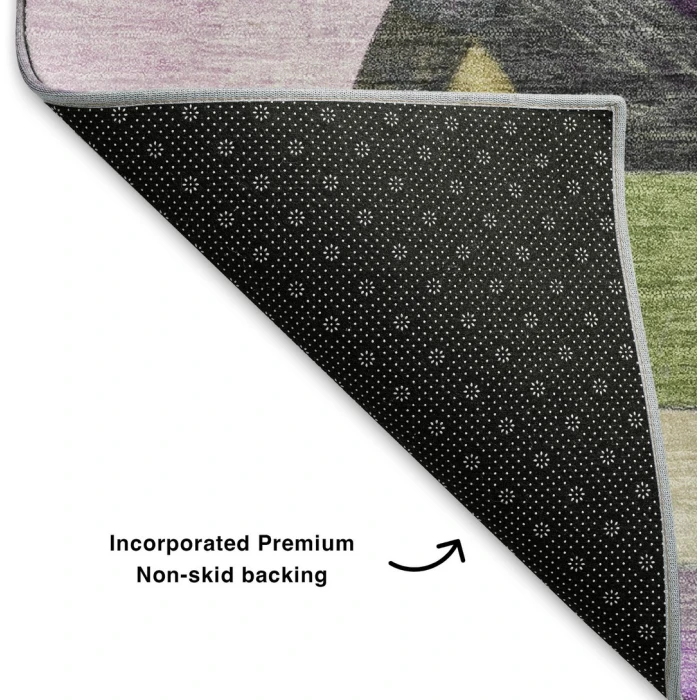 Addison Mayfield Purple AMF1757 - 8ft. Round Rug