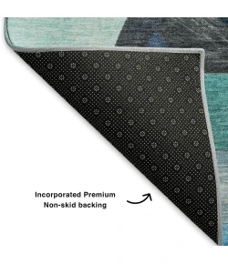 Addison Mayfield Teal AMF1757 8ft. x 10ft. Rect. Rug