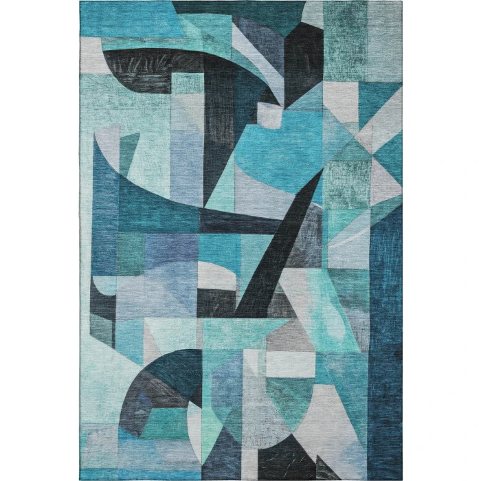 Addison Mayfield Teal AMF1757 8ft. x 10ft. Rect. Rug