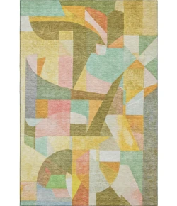 Addison Mayfield Gold AMF1757 - 8ft. Round Rug