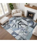 Addison Mayfield Blue AMF1758 9ft. x 12ft. Rect. Rug