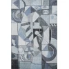 Addison Mayfield Blue AMF1758 - 8ft. Round Rug