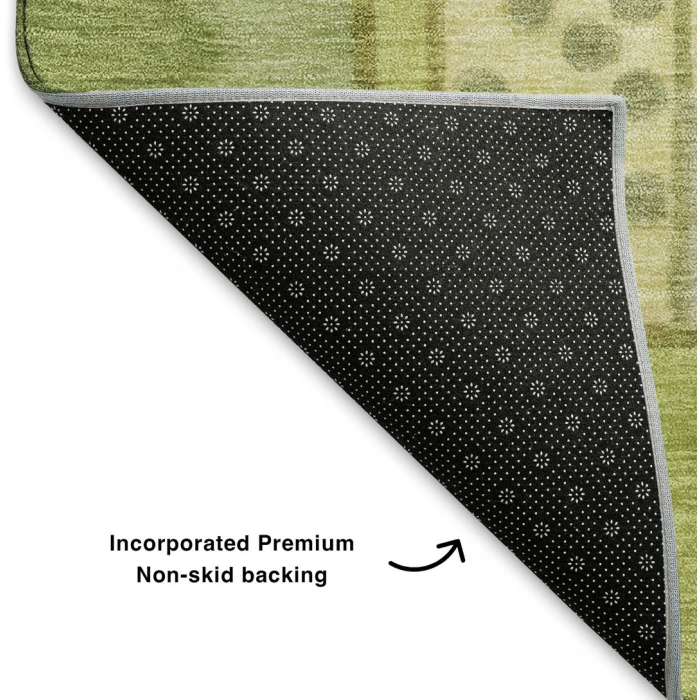 Addison Mayfield Green AMF1758 - 8ft. Round Rug