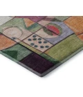 Addison Mayfield Orange AMF1758 - 8ft. Round Rug