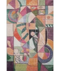 Addison Mayfield Orange AMF1758 - 8ft. Round Rug