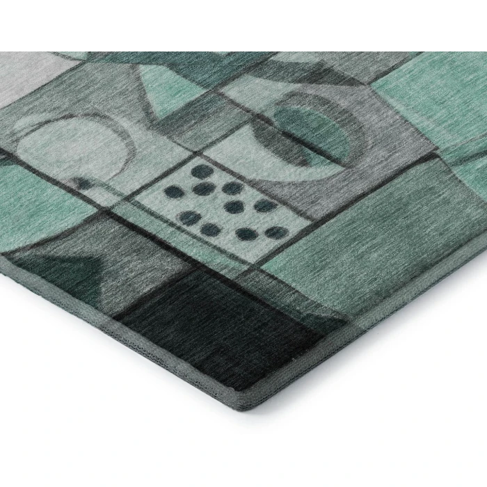 Addison Mayfield Teal AMF1758 8ft. x 10ft. Rect. Rug