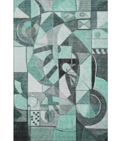Addison Mayfield Teal AMF1758 8ft. x 10ft. Rect. Rug