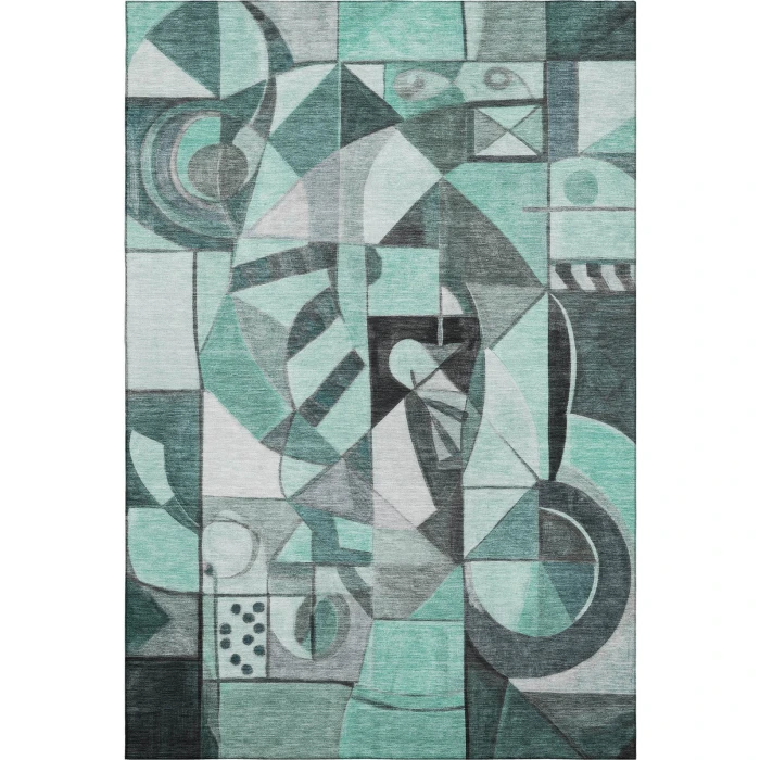 Addison Mayfield Teal AMF1758 8ft. x 10ft. Rect. Rug